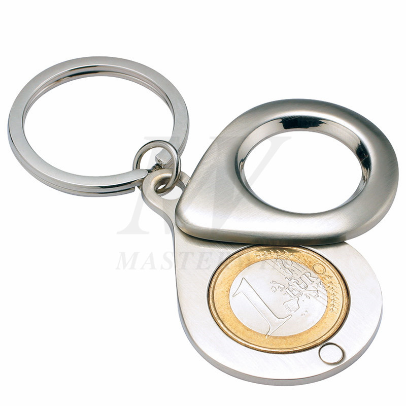 Chủ thẻ kim loại với bộ lưu trữ tiền xu Euro (với giá 1 đô la Euro) _B62730