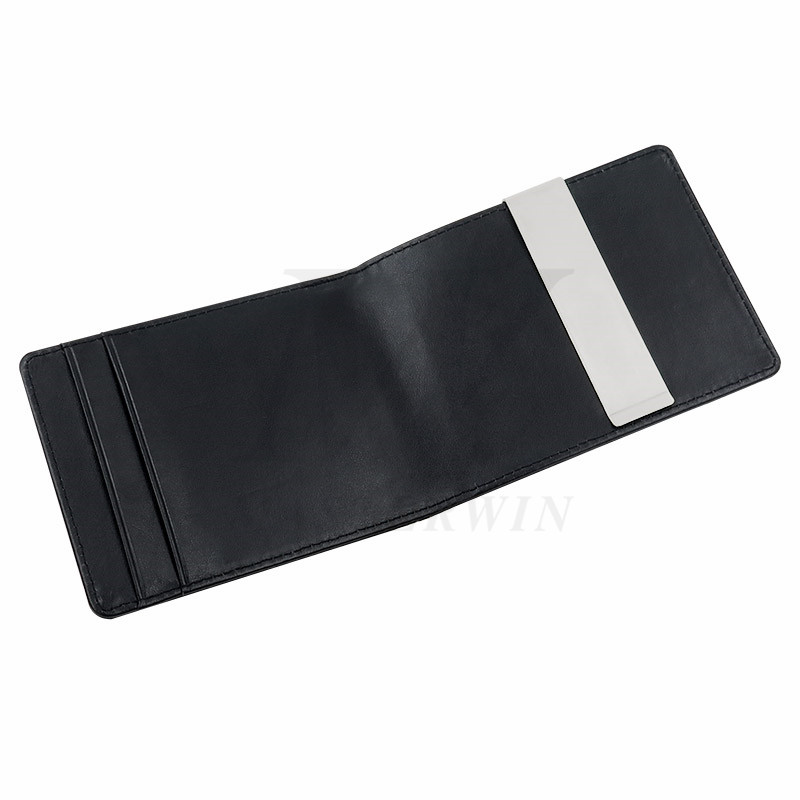 Túi thẻ tín dụng PU / kim loại có tiền Clip_B86398-R1